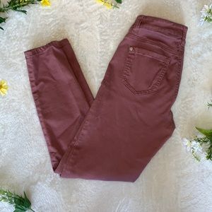 Pale pink jeans/jeggings